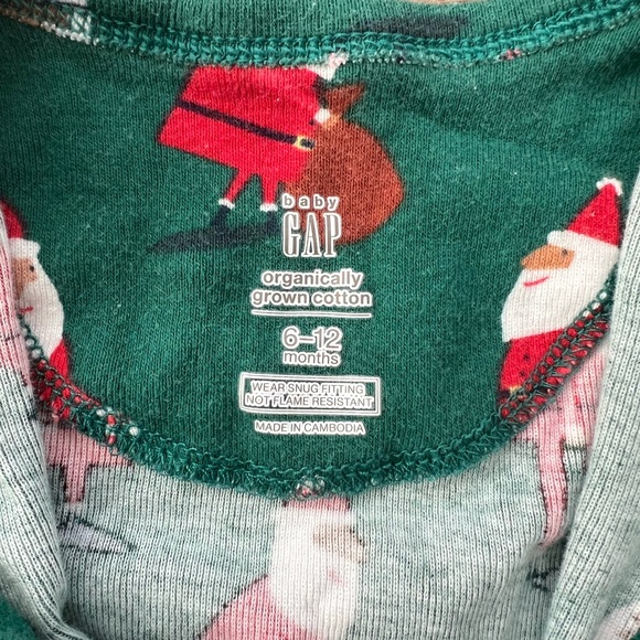 Two Organic Cotton Xmas Onesies - Picture 3 of 5